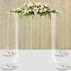 40 In High Clear Acrylic Rectangular Flower Stand, Modern Wedding Centerpiece Display, Long Tabletop Floral Riser, Plant Holder