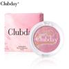 Clubday Tri-Color Shimmering Marble Highlighter & Blush Palette