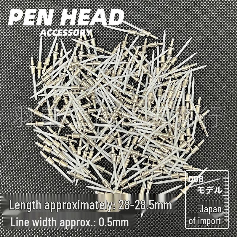 

Japanese Fineliner Pen, 0.5mm Needle Tip, DIY Self-Inking Empty Tube