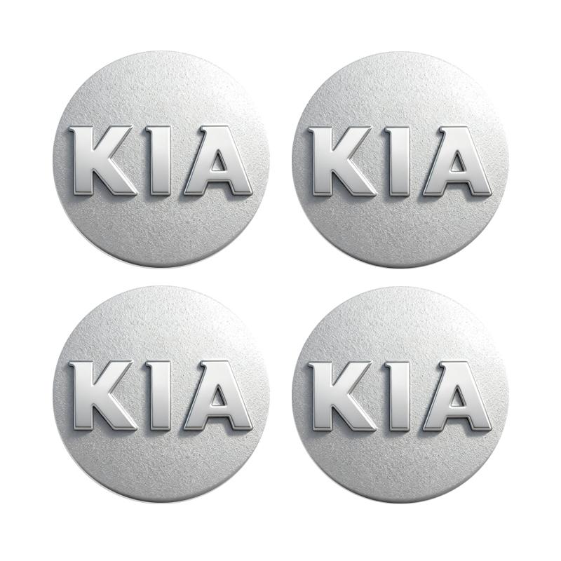 4Pcs 58MM Car Emblem Wheel Center Cover Hub Accessories For KIA Soul Cadenza K5 K9 Proceed Niro Sportage EV3 Carnival Forte K8