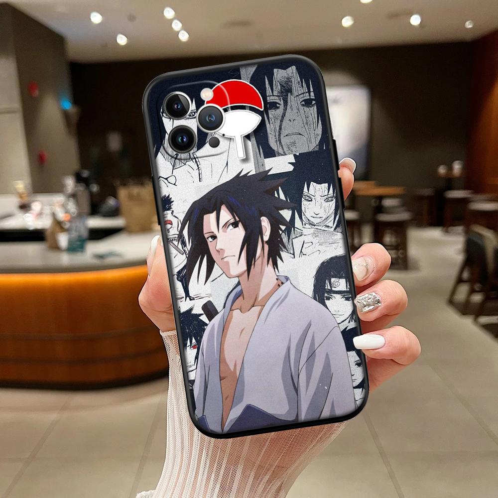 RA28 Naruto Uchiha Sasuke Phone Case for Samsung Galaxy S20 S21 S22 Ultra FE + Plus A21S A22 A24 A25 A26 A30 A30S A31