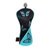 Golf Wood Headcover Protector Wear Resistant Butterfly Pattern PU Club Head