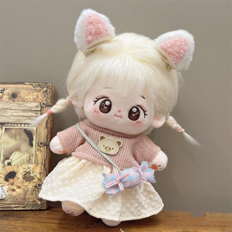 Suitable for 20cm Cute Plush Doll Dresses Clothing Accessories Mini Doll Clothing Accessories