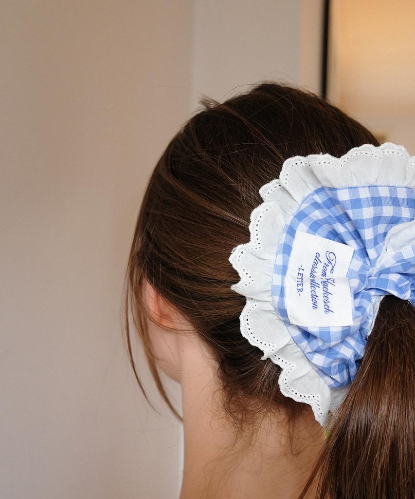 Hackesch Diony Scrunchie_Sky