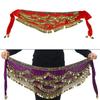 2Colors Belly Dancing Hip Scarf Wrap Skirt Bellydance Waist Belt with Artificial  Tassel Belly Dancing Waist Belt
