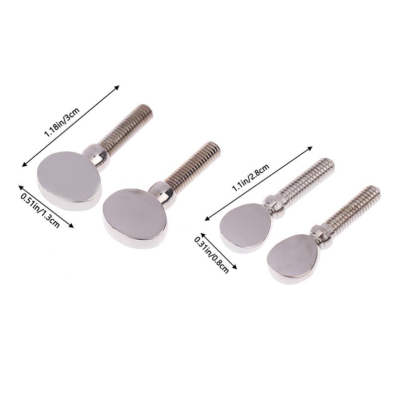 2Pcs Saxophone Neck Screw Clarinet Ligature Clip Screws Tightening Sax Replacement Part Receiver Woodwind Instrument Accessories