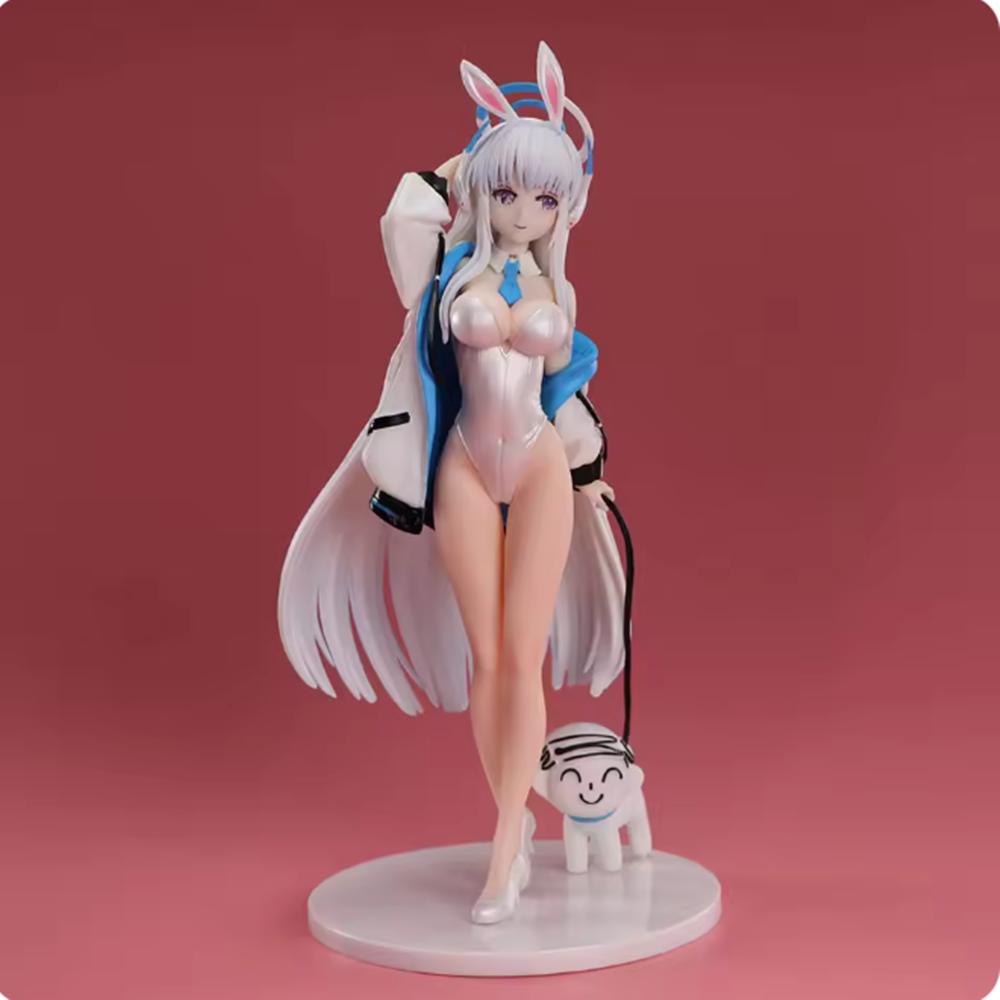 Anime Blue Archive Ushio Noa Bunny Girl 1/7 Scale PVC Action Figure Toys Collection Model Doll Gift 25cm