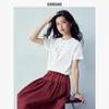 Women's Dessert Print Cotton Round Neck T-Shirt