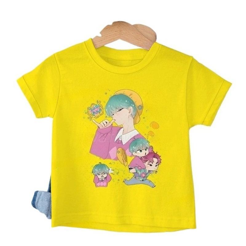 Summer Short Sleeve KPop Demon Hunters Saja Boys Print T-shirts Girl Comfortable Short Sleeves Casual T-shirt