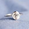 Huitan Little Finger with Little Finger Promise Rings for Friends Couples Women/Men Funny Rings Birthday Gift Fashion Jewelry