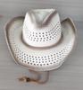 Western Suede Upturned Edge Western Cowboy Hat Men's and Women's Outdoor Travel Hat Rolled Brim Ethnic Style Top Hat Felt Hat