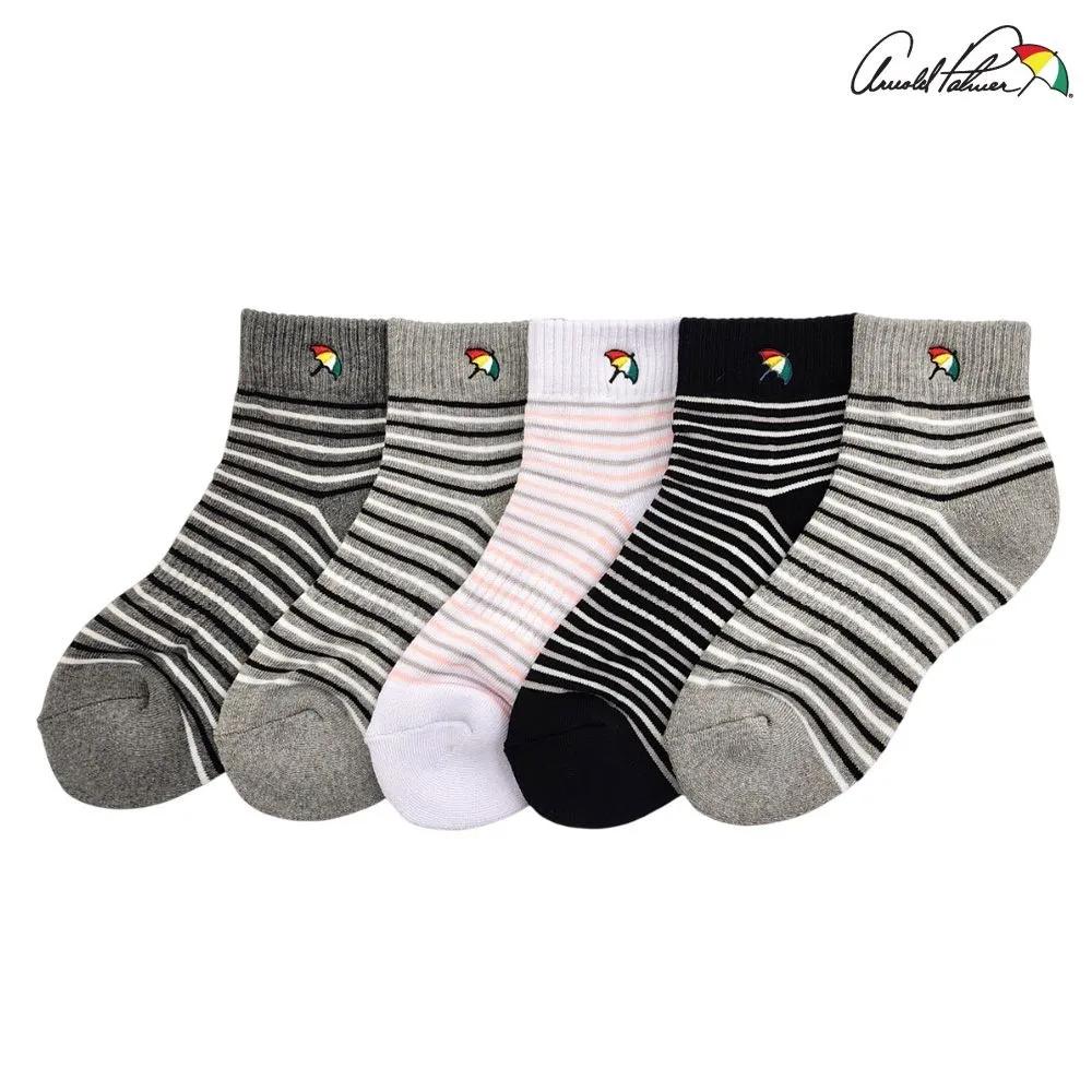 Arnold Palmer Women s Ankle Thick Socks 5-Pair Set Foot File Ringle Made in Korea F (female)