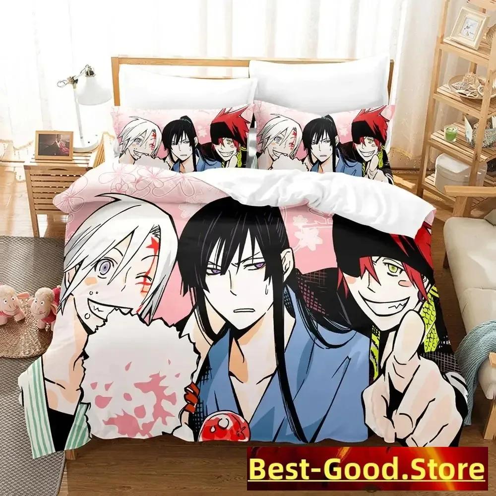 New D.Gray-man Bedding Set Single Twin Full Queen King Size Bed Set Adult Kid Bedroom Duvetcover Sets Anime Parure De Lit Bed