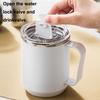 460ml Stainless Steel Coffee Mug Heat Insulation Bottle With Handle Bottom Heatable Design Milk Water Cup for Home Office