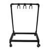 And Stable Stand Made of Metal and EVA with Wheels for Home Use Space-saving, Mobile, Multi-guitar (FL-13W)