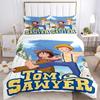 3pcs Tom Sawyer Duvet Cover Set -  Includes 1 Duvet Cover and 1/2 Pillowcases (No Insert) yy251107166