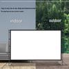 QQTY 100 pollici 16:Schermo Proiettore da Esterno 9ft con Supporto a Treppiede Doppio