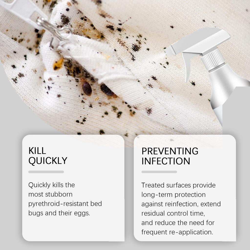 Bed Insecticides Spray 120ml Insect Spray Indoor Flea Brown Dog Tick Bed Insecticides Clothes Moth Insecticide