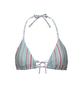 Lupeulupeu String Bikini Top [Milky Stripe Green Pig]