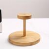1ks bambusový dřevěný stojan na kelímky kreativní kulatý držák na kelímky pro domácnost na jednorázové papírové kelímky na stůl úložný stojan