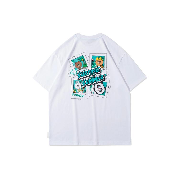 Футболка Li Ning x Line Friends Унисекс Белая AHSR906-3 XXL