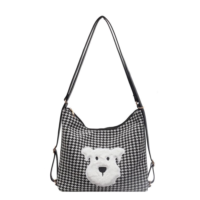 Casual Commuter Tote Bag Women's Large-capacity New Cartoon Single Shoulder Crossbody Multi-functional Backpack