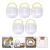 5Sets Collapsible Brush Washing Bucket Portable Foldable Paint Brush Washer for Watercolor Acrylic Oil Painting Artists Camping