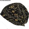 Music Note Beanie Piano Guitar Beanie Hats Stretch Scarf Head Wrap Winter Knit Hat for Women Unisex