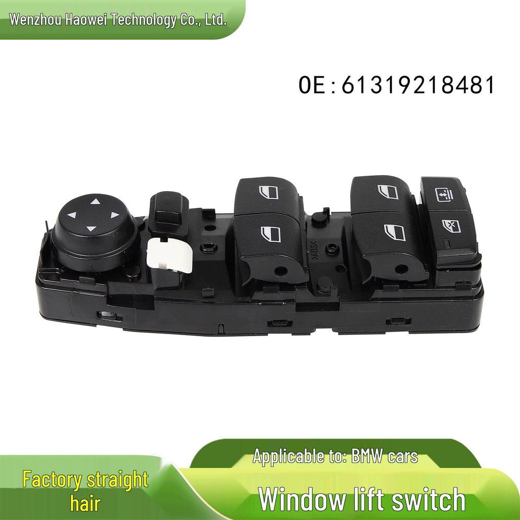 BMW Left Front Door Power Window Switch 61319218481 - Car Accessory