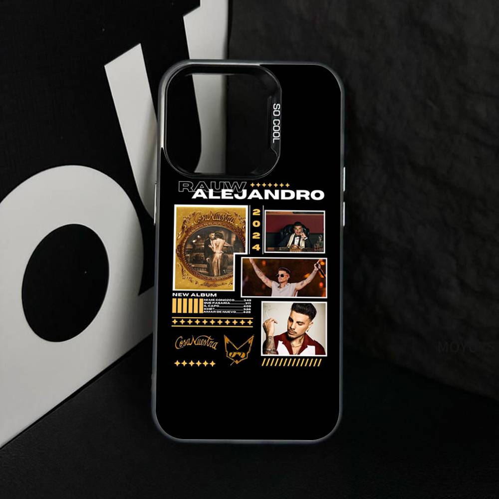 

Singer R-Rauw Alejandro Cover For iPhone 17Air 16 15 14 13 12 11 Pro Max X XS XR Plus Colorful Silver Phone case iPhone 11