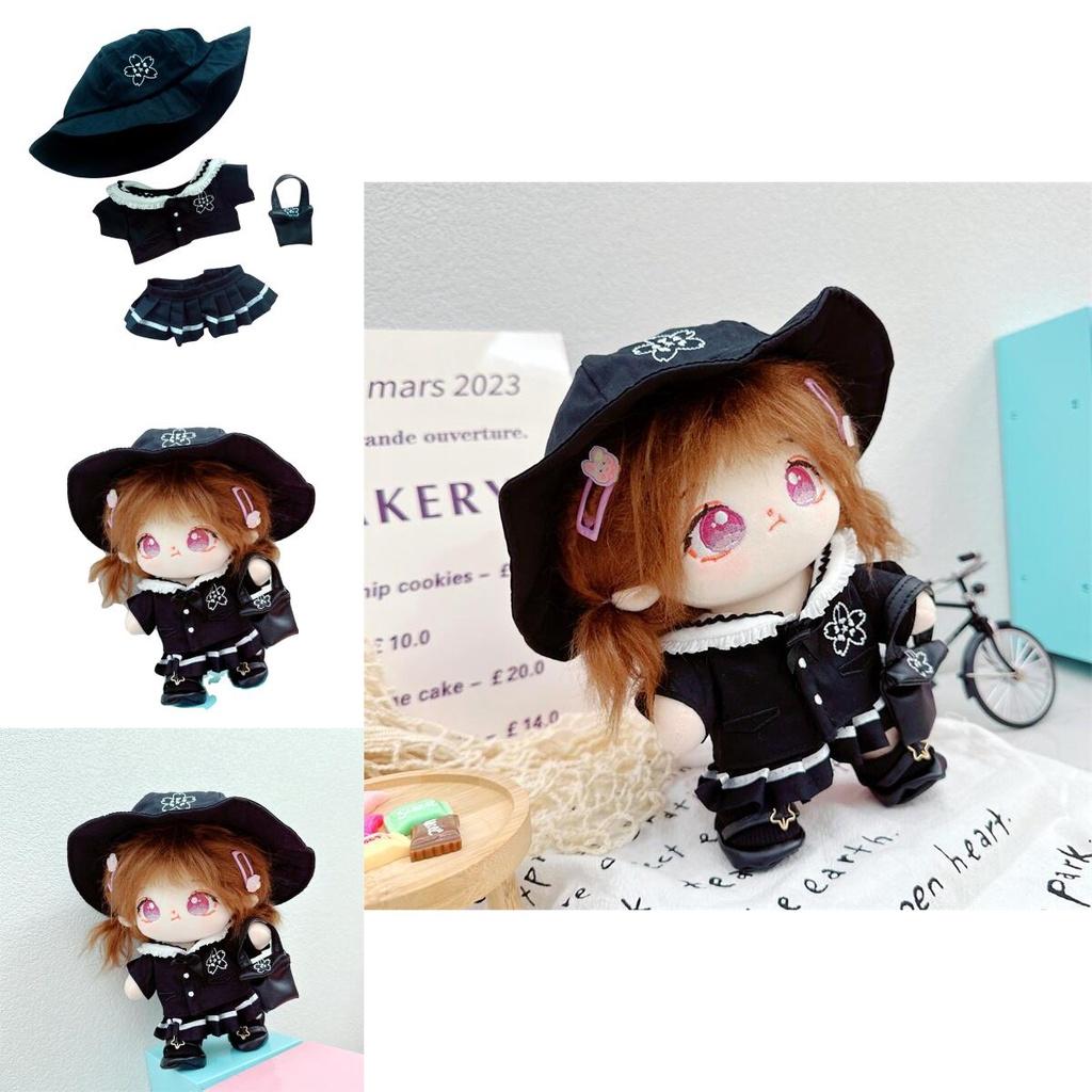 20cm Cotton Doll Plush Toy With Interchangeable Outfits For Youth Formula Commuting Uniform Set
