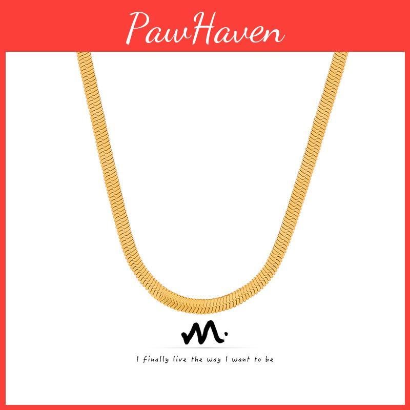 Trendy And Unique Geometric Design Titanium Steel Necklace For Women