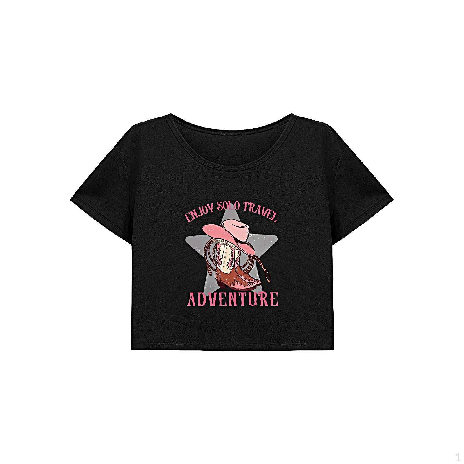 

Женский повседневный укороченный топ, летняя удобная укороченная футболка для поездок на работу и отдыха