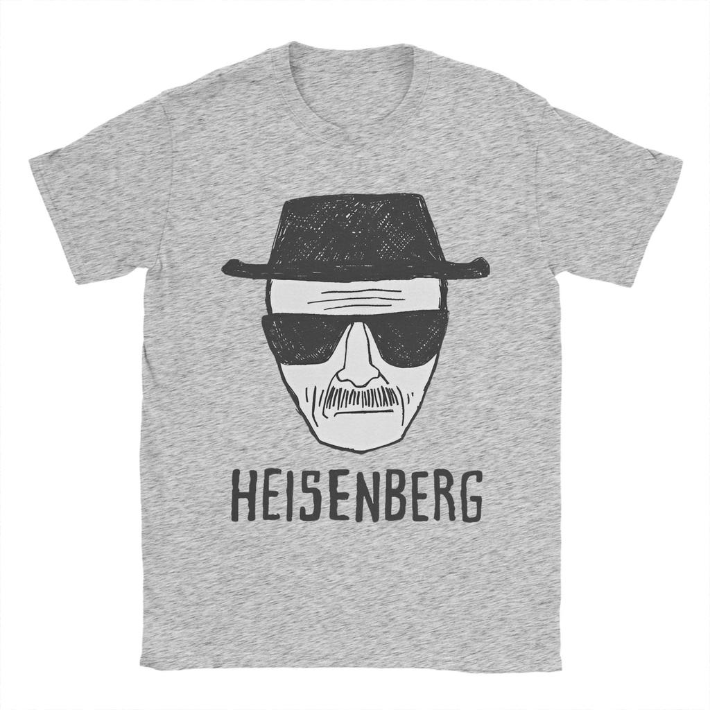 Breaking Bad Heisenberg Zeichnung Merch Herren Damen T-Shirt 100% Baumwolle Tee Bedruckte Tops T-Shirt