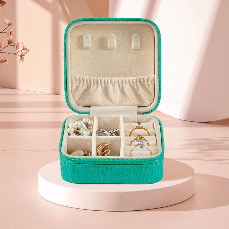 Portable Jewelry Box European Princess Travel Korean Hand Jewelry Jewelry Bag Earrings Ring Small Storage Box