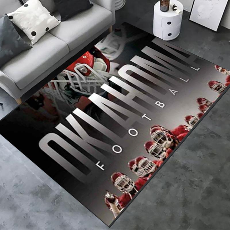 Oklahoma Sonners Carpet Rug for Living Room Bedroom Home Sofa Decoration,Kids Play Non-slip Floor Mat
