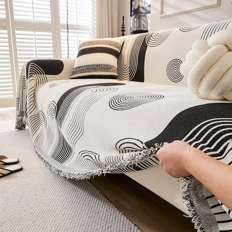Removable Chenille Sofa Covers All Season Washable Slipcovers