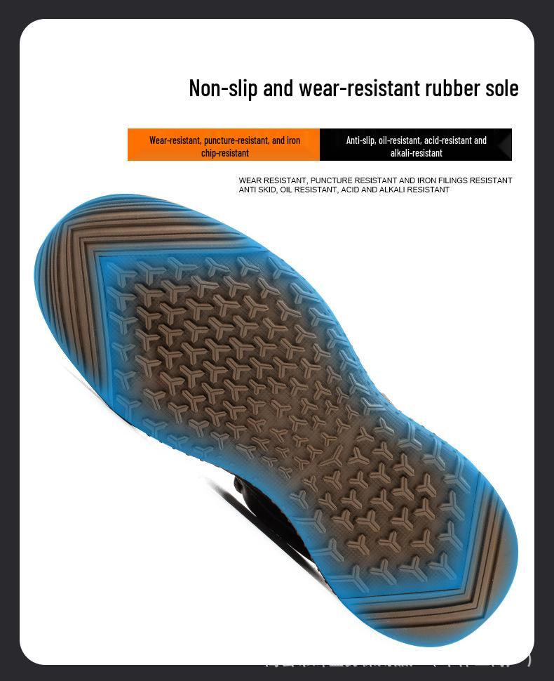 Insulated 6KV Men's Work Shoes with Plastic Toe Cap, Anti-Smash, Anti-Puncture, Anti-Slip, and Wear-Resistant Protection