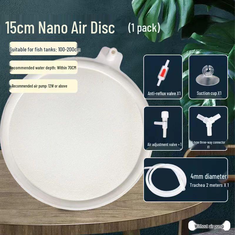 Nano Aquarium Oxygen Diffuser and Low-Pressure Bubble Stone Oxygenator