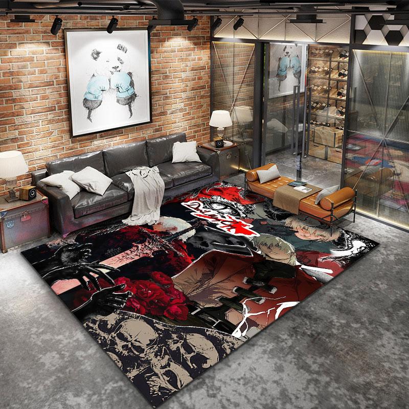 Devil May Cry Carpet Rug For Living Room Bedroom Home Sofa Decoration Kids Play Nonslip Floor Mat