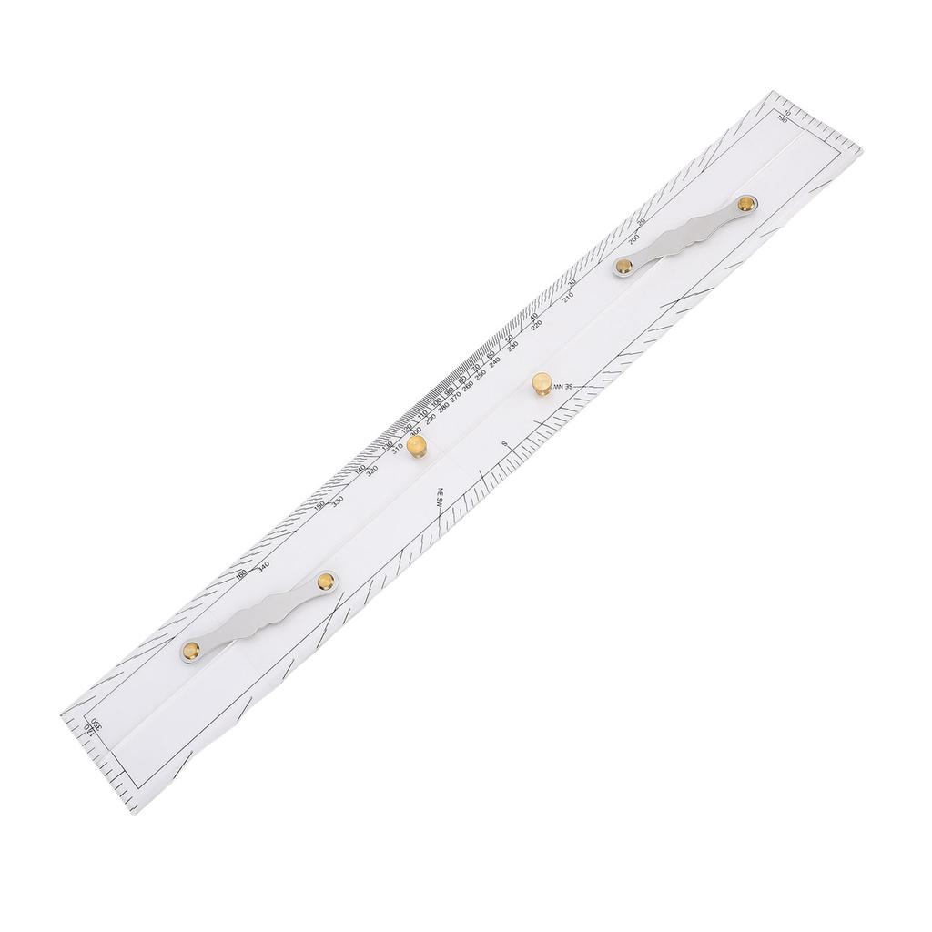 600mm Marine Navigation Parallel Ruler High Hardness Transparent Acrylic Nautical Sea Chart Plotting Tool