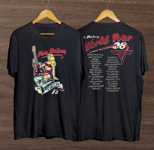 Van Halen Running With The Devils since 78 T-Shirt, Van Halen Worldshirt XL