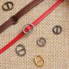 20/40 Stück 5mm/6mm Mini Ultra-Kleine Dreipunkt-Gurtbandschnallen Für Puppentaschen Metallschließen DIY Puppenknöpfe Schuhzubehör