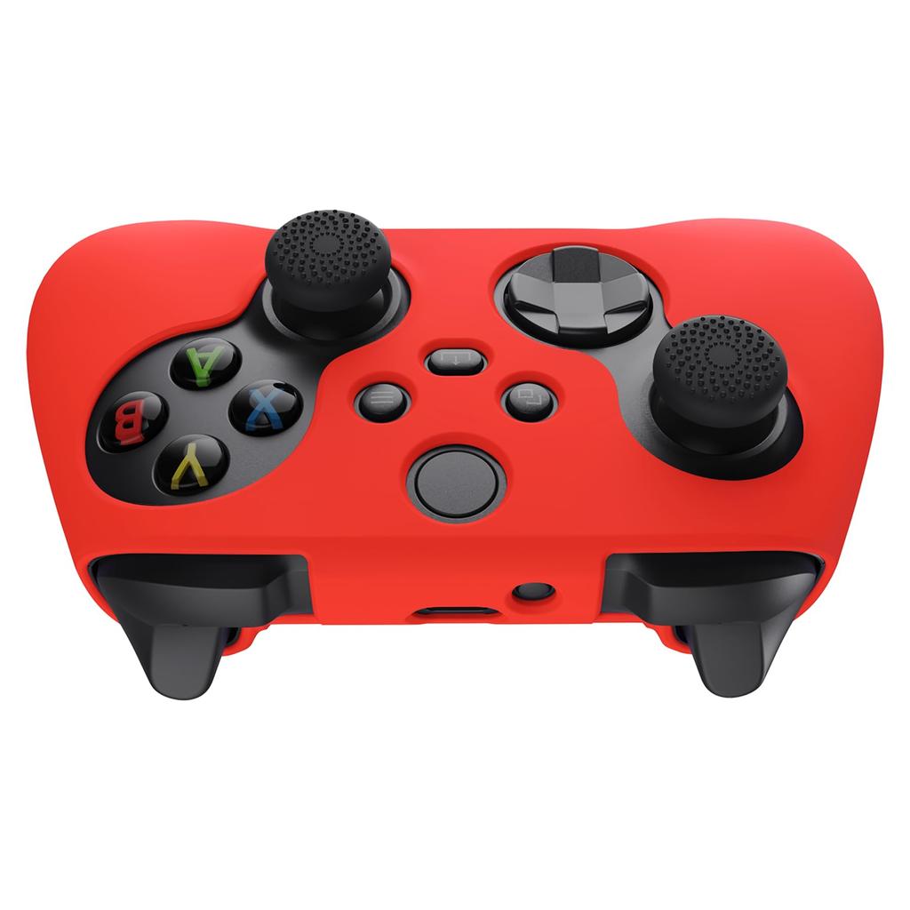 PlayVital Pure Silicone Cover Skin for Xbox Series X with Black Thumb Grip Soft Rubber Case Protector for Xbox Core Wireless Controller Anti-Slip