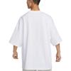 Nike T-shirt męski z krótkim rękawem, luźny, oddychający, z okrągłym dekoltem, z nadrukiem graffiti z postaci z kreskówki, biały FD1354-100