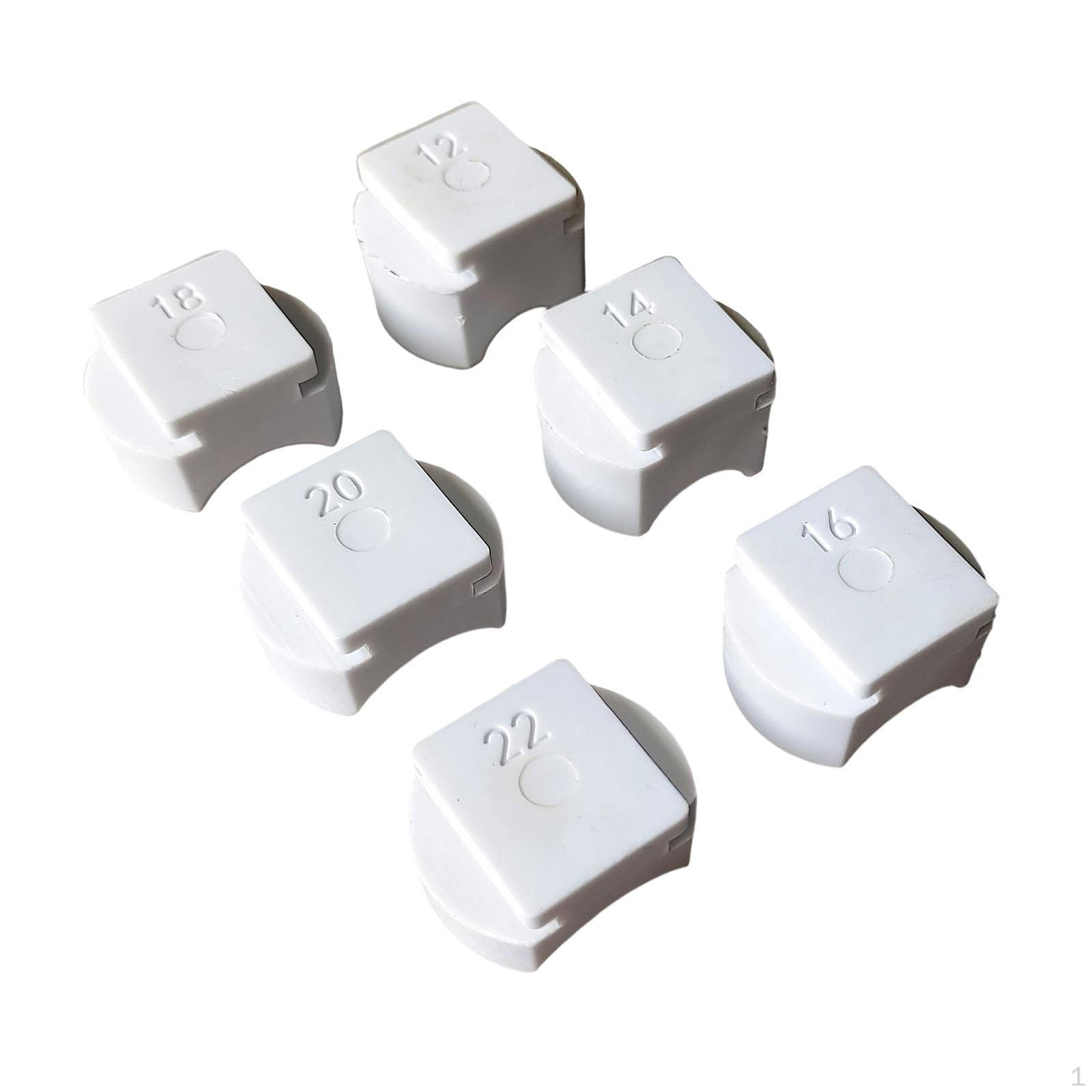 

6 Pieces Small Ring Bender Machine Dies Nylon for Jewelry Makers Making Spoon Rings