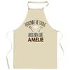Kitchen Apron - Planetee AMELIE - Breton Print - Durable Cotton - Adjustable Ties