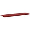 2 Piece Bench Cushions SOEST 2 Pcs. 100percent  Polyester Wine Red