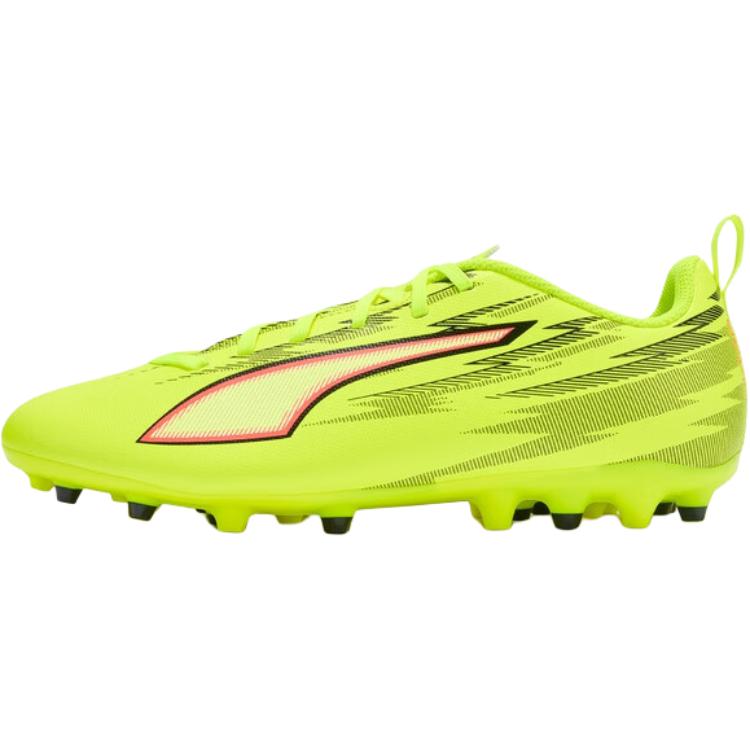 

Puma Ultra 6 Play Mg Comfortable Versatile Low Top Kids Football Shoes Fluorescent Yellow Kids football shoes 108985-01 38.5