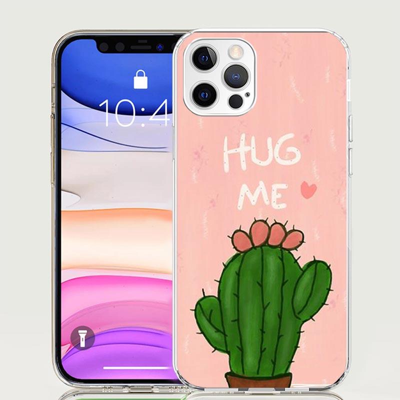 

Cactus Vintage Flower Phone Case For iPhone 17 Air 16 15 Plus 11 14 Pro Max 13 Mini 12 7 8 + SE Pattern Art Customized Cover 16 iPhone 12 Pro Max